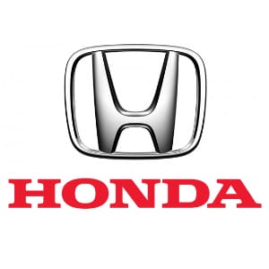 Logo xe Honda, chữ H cách điệu trong hình vuông - xe logo con hổ