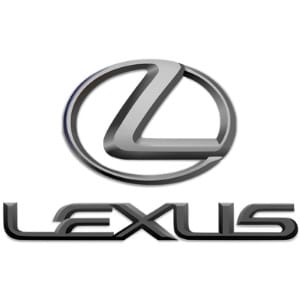 Logo xe Lexus, chữ L cách điệu trong hình elip - xe logo con hổ