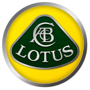 Logo xe Lotus, chữ CAB và tên thương hiệu - xe logo con hổ