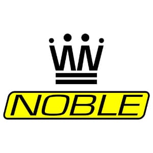 Logo xe Noble, hai chữ N và bốn người nắm tay - xe logo con hổ