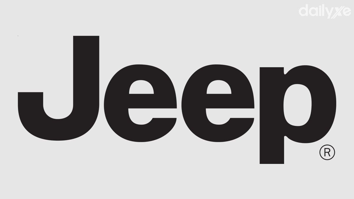 Logo xe ô tô Jeep, chữ JEEP nổi 3D - xe logo con hổ
