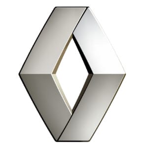 Logo xe Renault, hình viên kim cương - xe logo con hổ