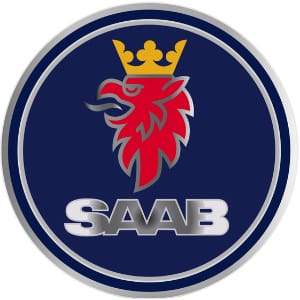 Logo xe Saab, đại bàng đỏ đội vương miện - xe logo con hổ