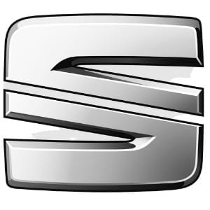 Logo xe Seat, chữ S cách điệu đối xứng - xe logo con hổ