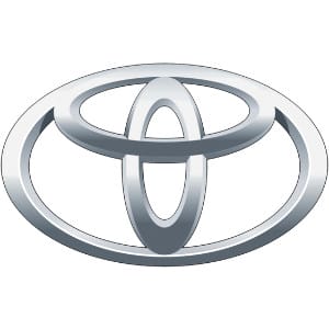 Logo xe Toyota, ba hình elip lồng vào nhau - xe logo con hổ