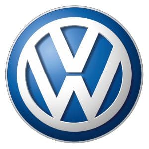 Logo xe Volkswagen, chữ V và W lồng ghép - xe logo con hổ