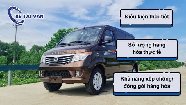 Lưu ý quan trọng khi chọn kích thước thùng xe tải