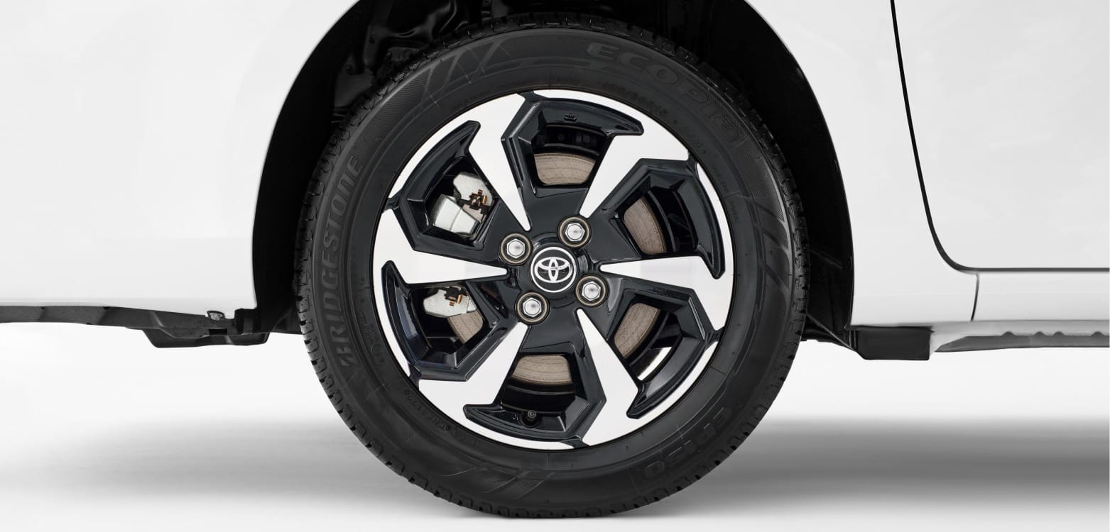 Mâm xe hợp kim 15 inch của Toyota Vios, thiết kế khỏe khoắn và trẻ trung
