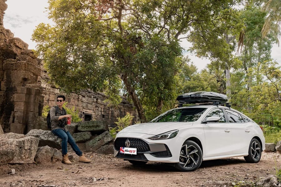 Mâm xe hợp kim hai tông màu của MG5