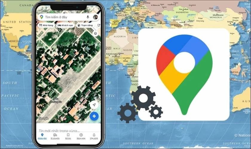 Màn hình App Store hiển thị ứng dụng Google Maps để cài đặt lại.