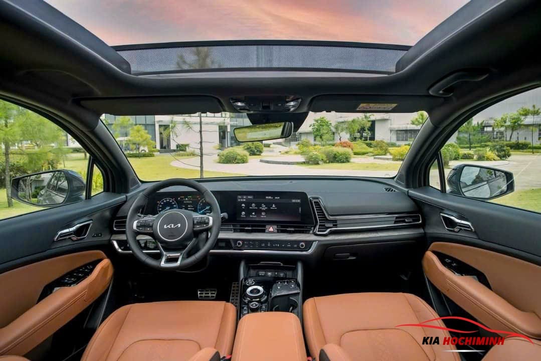 Màn hình giải trí 12.3 inch trung tâm trên Kia Sportage 2025