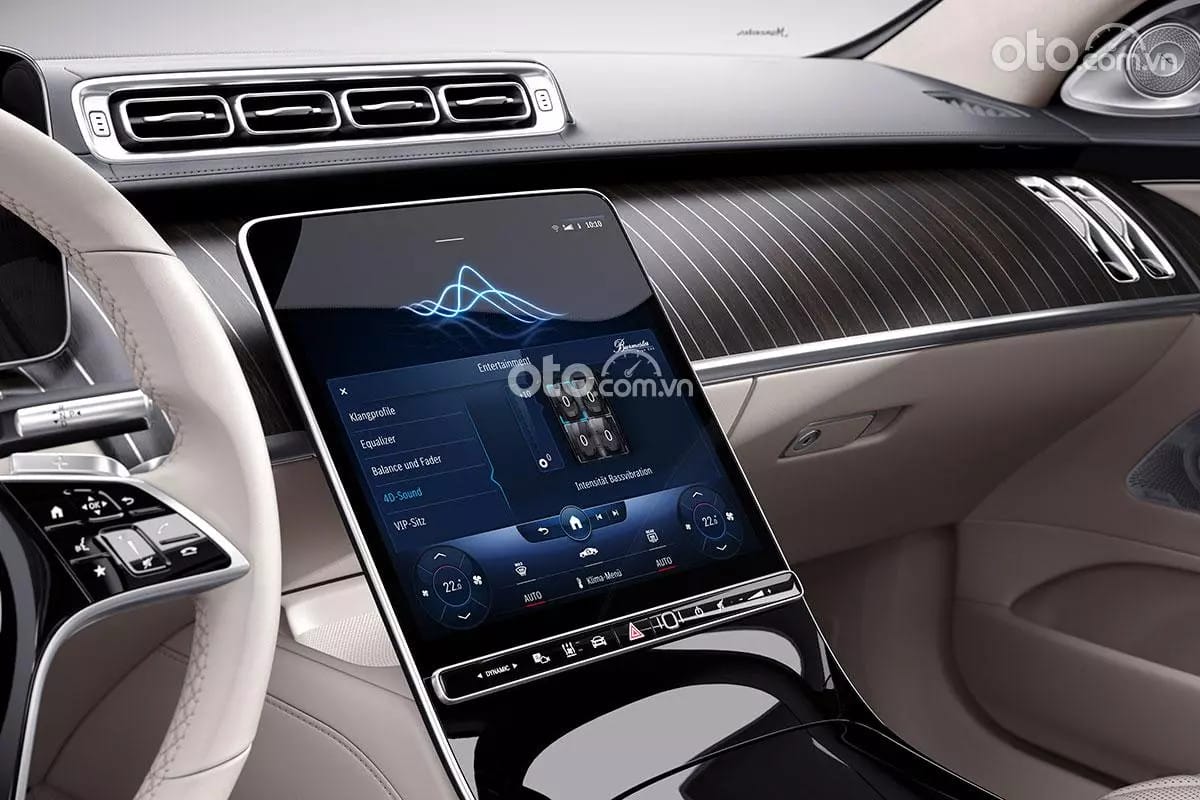 Màn hình giải trí trung tâm Mercedes S 450