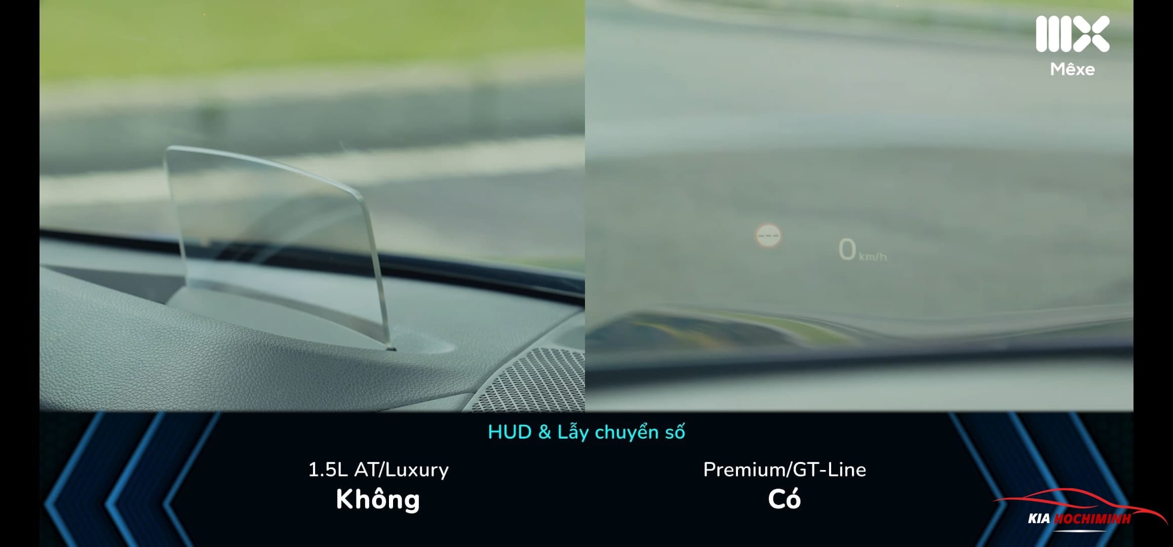 Màn hình HUD hiển thị thông tin trên kính lái Kia Seltos, công nghệ cao cấp đáng cân nhắc với bảng giá Kia Seltos