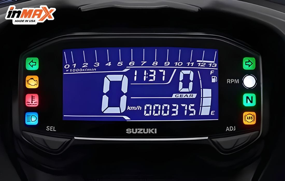 Màn hình LCD hiện đại trên Suzuki GSX-R150 giá trị cao