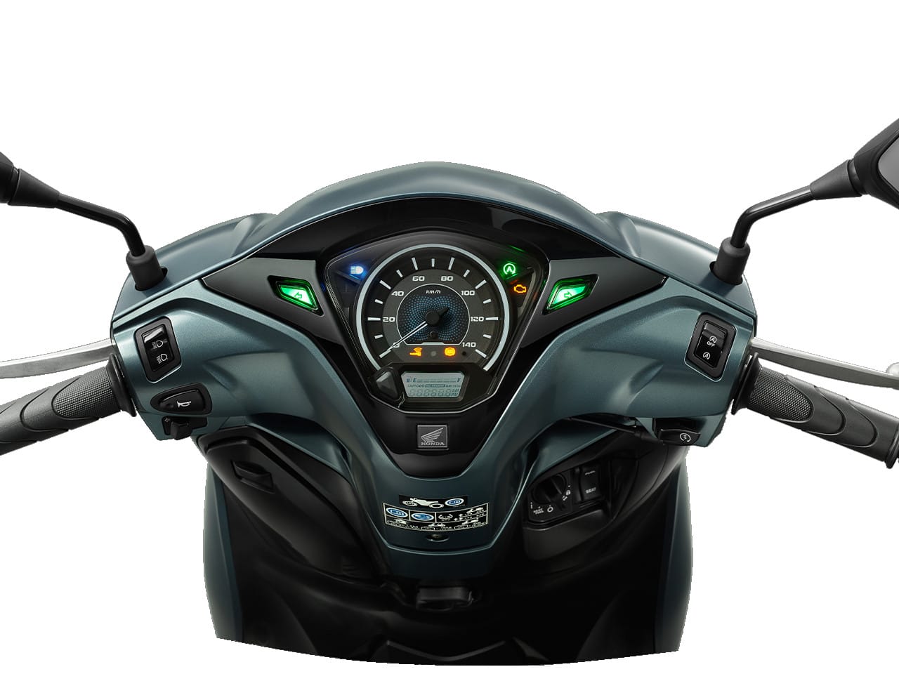 Màn hình LCD hiển thị thông tin rõ nét trên Honda Lead 125