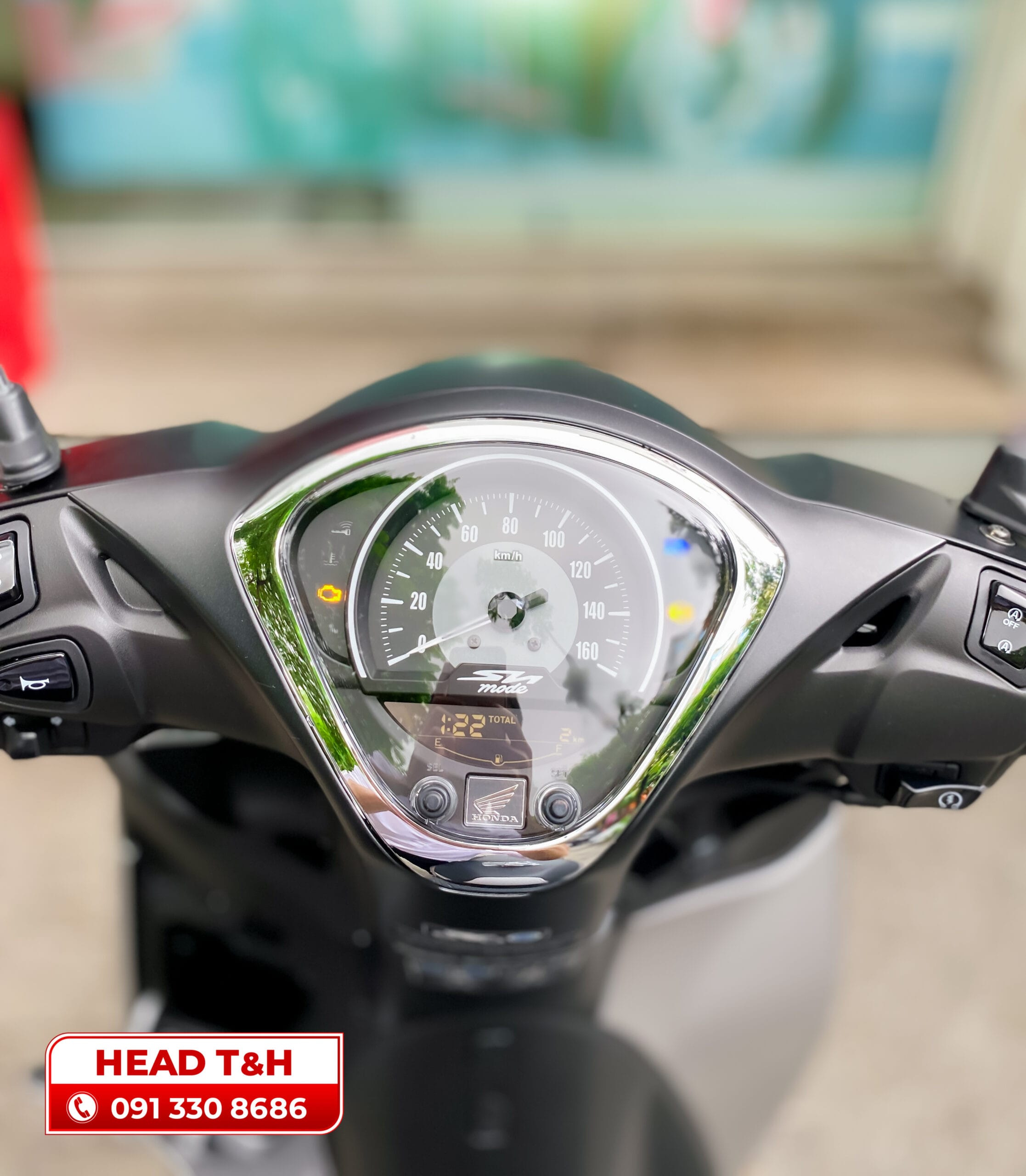 Mặt đồng hồ LCD hiện đại của SH Mode