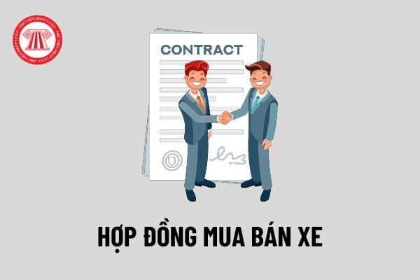 Mẫu hợp đồng mua bán xe chuẩn theo quy định pháp luật hiện hành