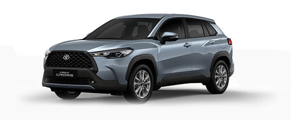 Màu xám hiện đại của dòng xe Toyota Cross 2023