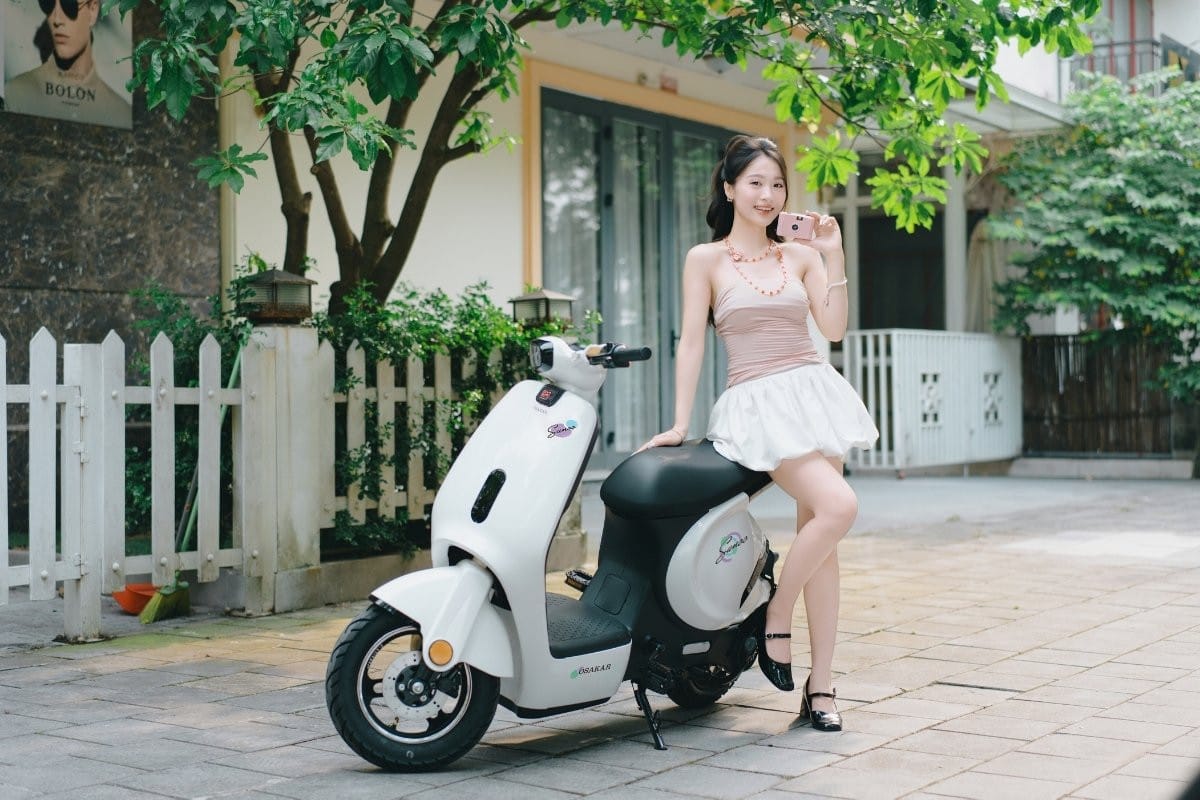 Mẫu xe đạp điện VC SUNOO hiện đại, trẻ trung, phù hợp cho cả nam và nữ học sinh cấp 2