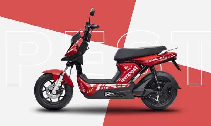 mẫu xe đạp điện VinFast Tempest mạnh mẽ