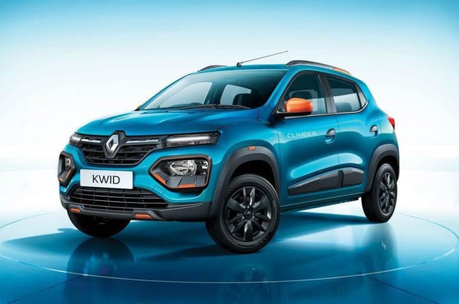 Mẫu xe đô thị Renault Kwid màu xanh lá cây với thiết kế hiện đại, nhỏ gọn, phù hợp di chuyển linh hoạt trong thành phố.