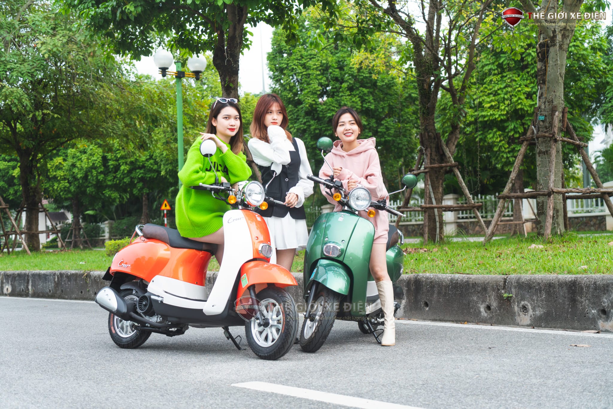 Mẫu xe ga Dibao Creer-E 50cc, minh họa khả năng tiết kiệm nhiên liệu của dòng xe này