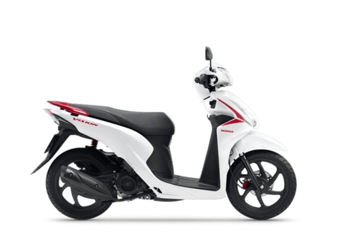 Mẫu xe Honda Vision với thiết kế trẻ trung, phù hợp di chuyển trong đô thị