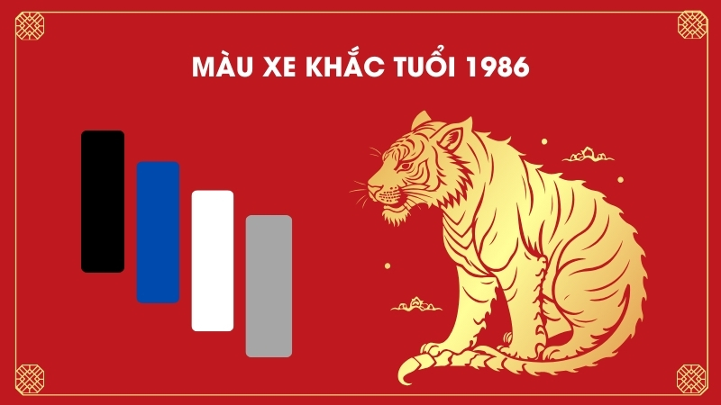Màu xe khắc tuổi 1986