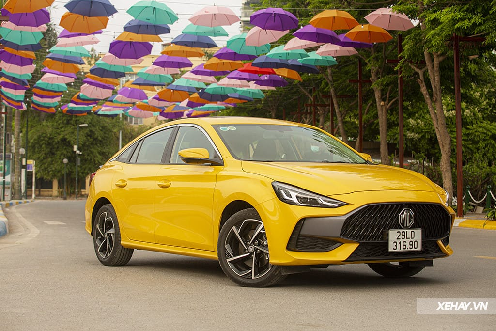 Mẫu xe MG5, một trong những dòng xe hơi Trung Quốc bán chạy tại Việt Nam