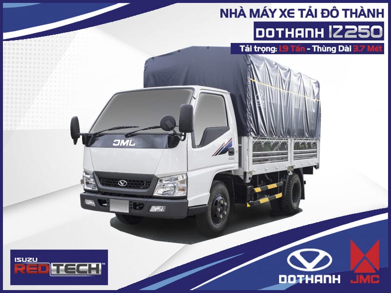 Mẫu xe tải Đô Thành IZ250 linh hoạt cho nhiều loại hàng hóa.