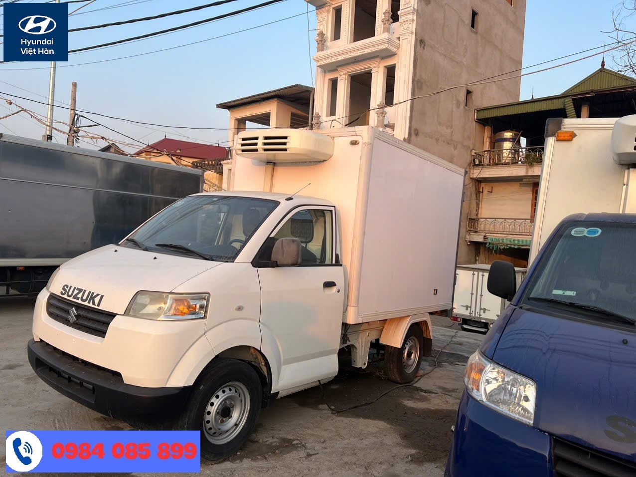 Mẫu xe tải đông lạnh 5 tạ cũ phục vụ vận chuyển hàng hóa