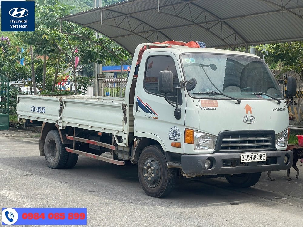 Mẫu xe tải HD500 cũ 5 tấn thùng lửng tiện lợi