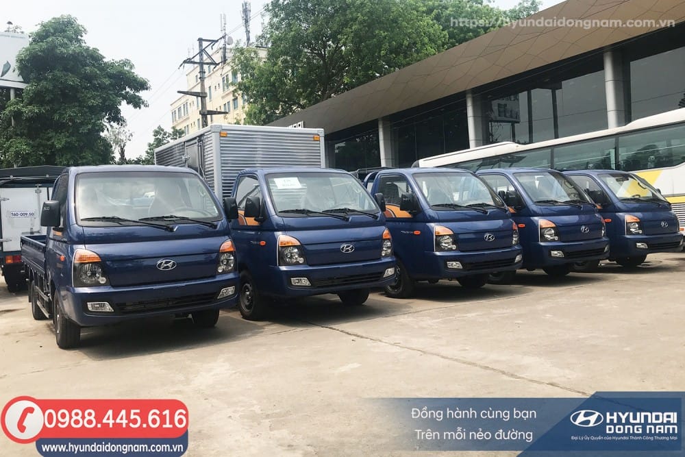 Mẫu xe tải Hyundai Porter H150 phổ biến với giá cả phải chăng