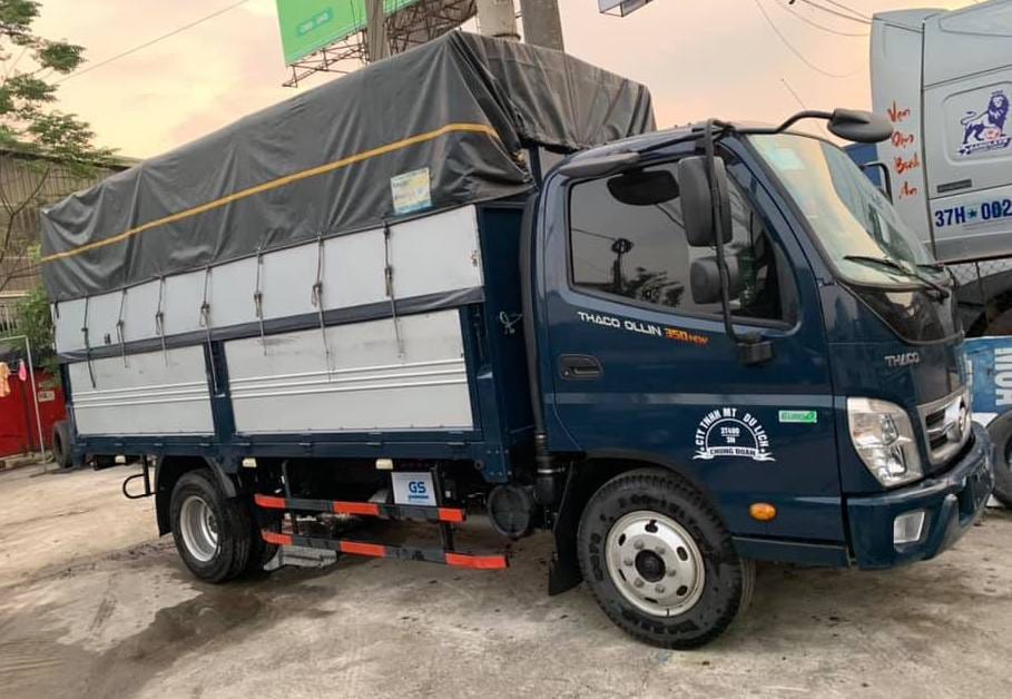 Mẫu xe tải Thaco Ollin 3 5 tấn cũ đời 2020 thùng mui bạt