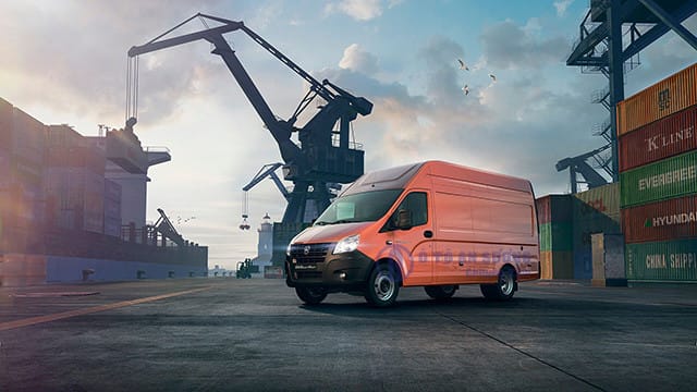 Mẫu xe tải van Gaz 3 chỗ chất lượng cao