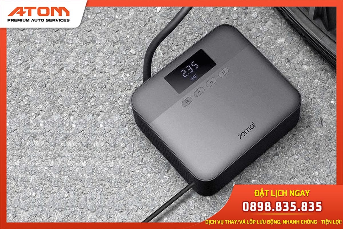 Máy bơm lốp ô tô Xiaomi 70MAI Midrive TP03 tiện lợi và hiệu quả