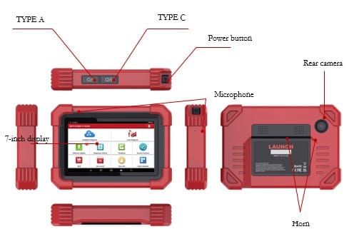 máy đọc lỗi ô tô đa năng Launch CRP919 Max với màn hình cảm ứng