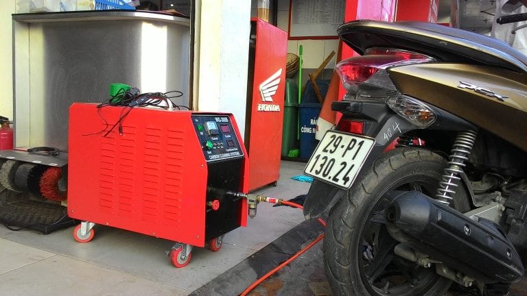 Máy móc vệ sinh buồng đốt chuyên nghiệp