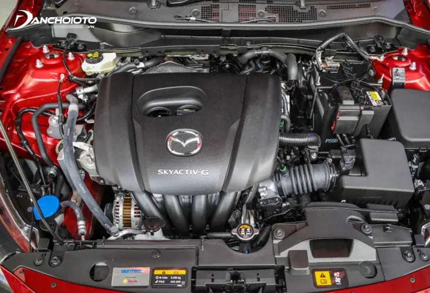 Mazda 2 vận hành mạnh mẽ với động cơ SkyActiv-G 1.5L