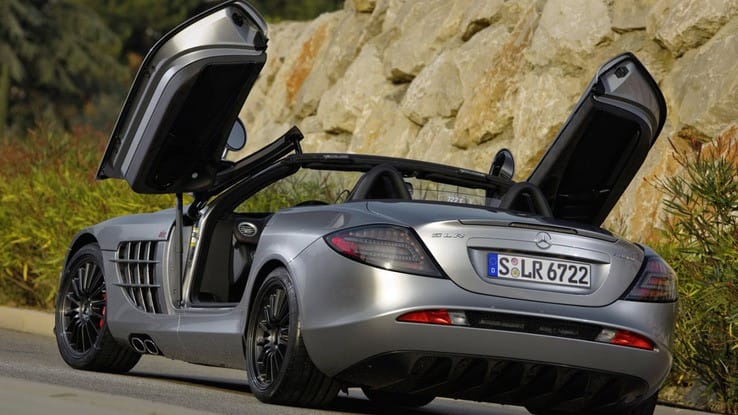 Mercedes-Benz SLR McLaren 722 S Roadster màu đen