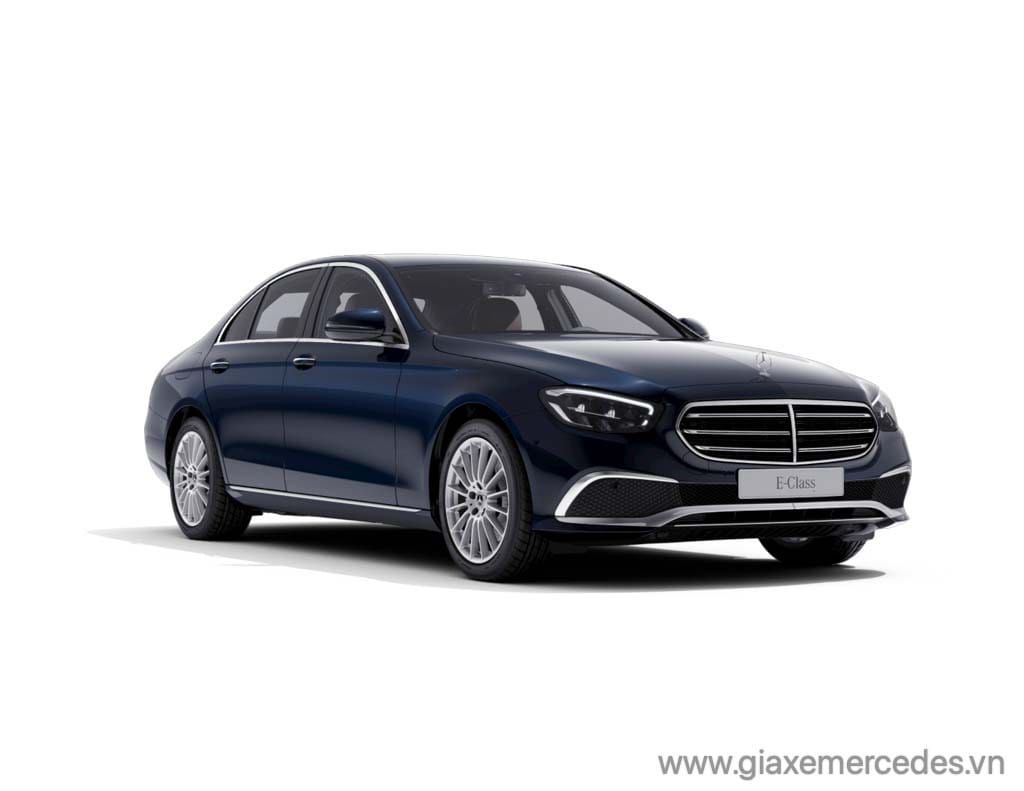 Mercedes E200 Exclusive màu xanh lịch lãm ngoại thất