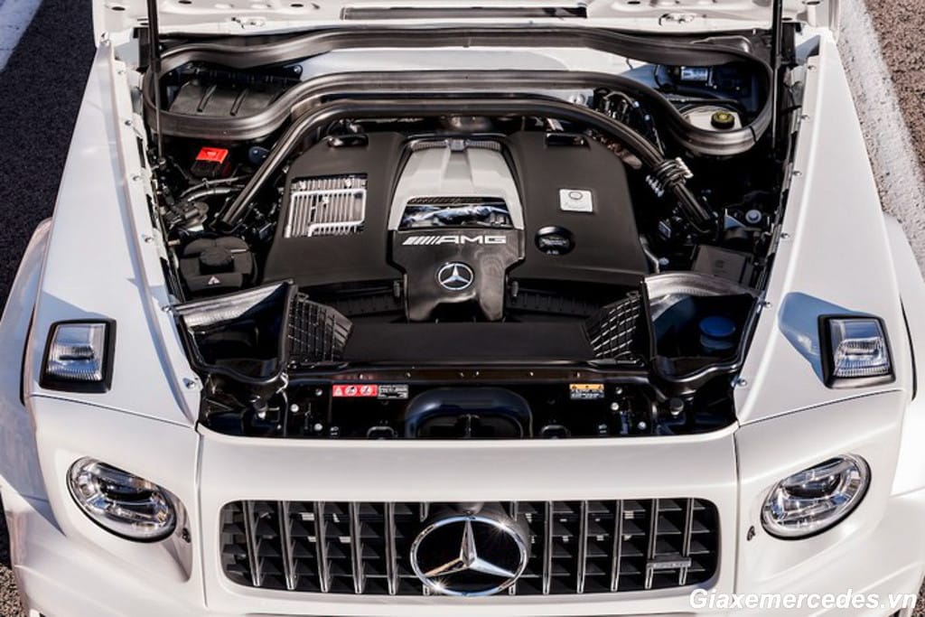 Mercedes G63 giá bao nhiêu với khoang động cơ V8 Biturbo