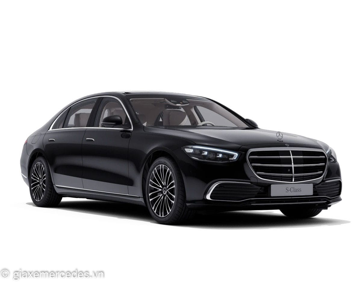 Mercedes S450 Luxury màu đen huyền bí