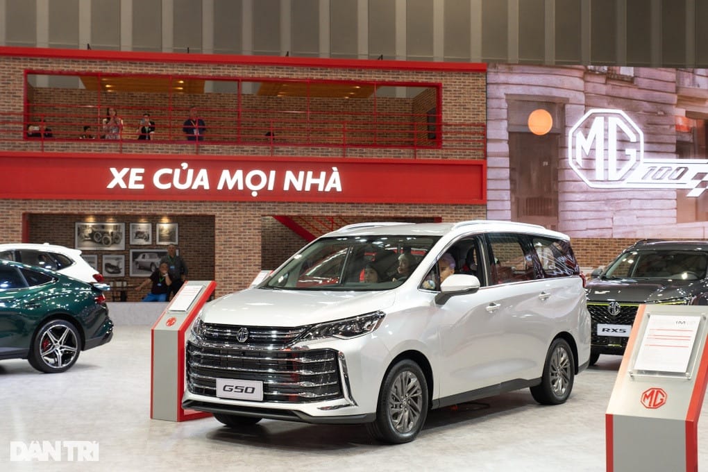 MG G50, mẫu xe Trung Quốc 7 chỗ mới, nổi bật với thiết kế hiện đại tại triển lãm ô tô Việt Nam 2024