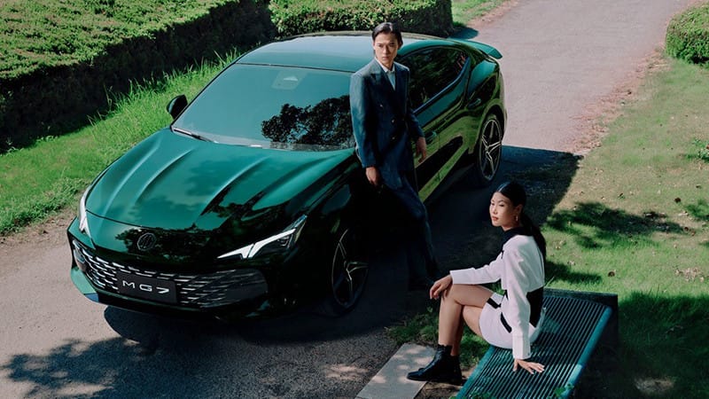 MG7 thể thao năng động trên đường phố Việt Nam