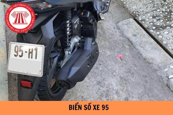 Minh họa biển số xe máy tỉnh Hậu Giang với mã vùng 95
