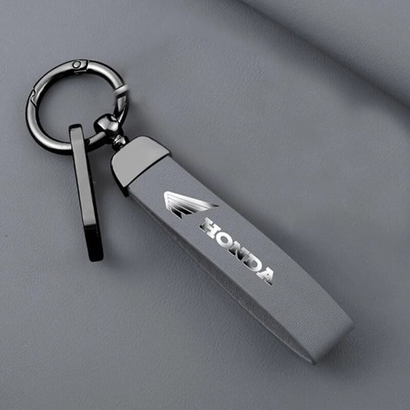 Móc khóa xe ô tô bằng da cao cấp in logo hãng xe sang trọng