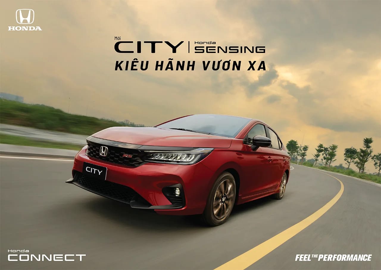 Ngoại thất cá tính của Honda City, sẵn sàng tại Honda Ôtô Cần Thơ