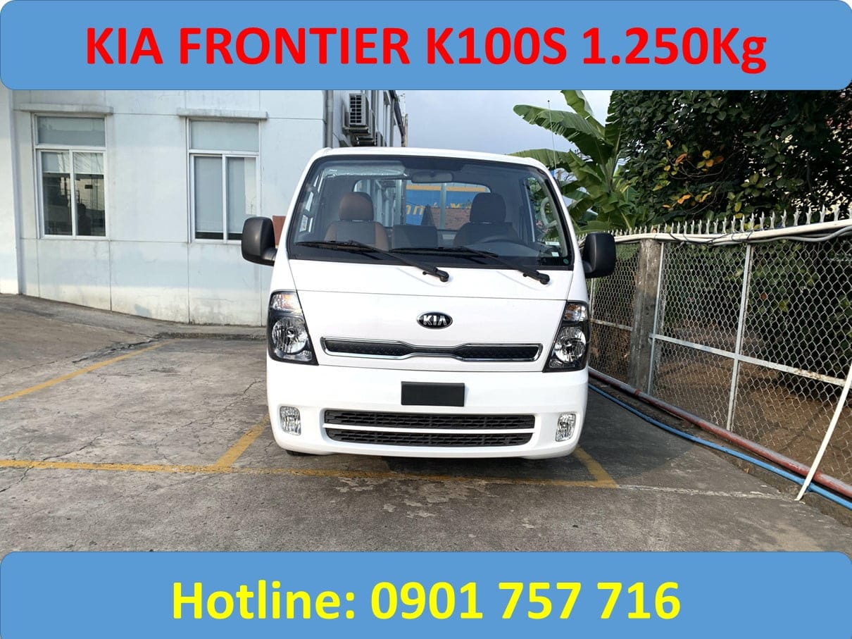 Ngoại thất mạnh mẽ của xe tải KIA K100S, tối ưu cho vận chuyển hàng hóa