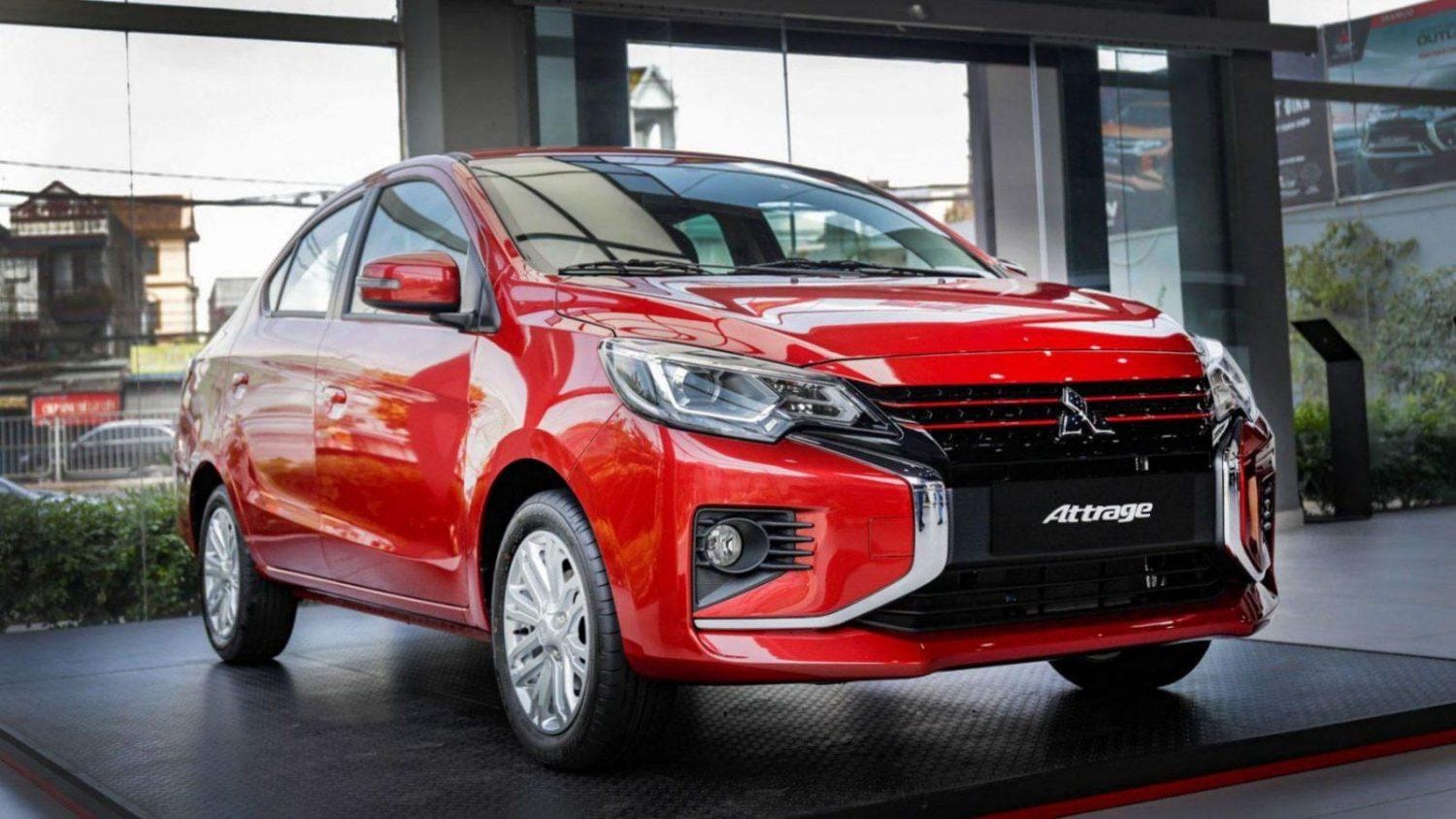 Ngoại thất Mitsubishi Attrage với ngôn ngữ Dynamic Shield
